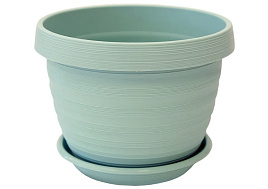 Кашпо цветочное 3л Толедо 065121 мята с/п