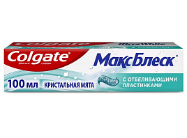 Зубная паста Колгейт 100мл Макс Блеск М(С/Р)Крист.мята 5851/4845