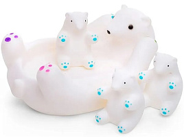 Игрушка для ванны (набор) AY014E Веселое купание белых медвежат