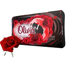 Мыло Alviero Olivia 140гр Роза 0814