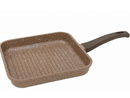 Сковорода-гриль 28см Гардарика 1428-07 квадратная антипригар.