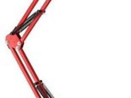 Лампа настольная офисная Ultraflash UF-312P(в пакете) С04 красный 0166