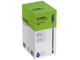 Ручка Стамм РШ-30392 "Вега" синяя, 1,0мм