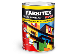 Эмаль ПФ-115 красная 0,8кг Farbitex
