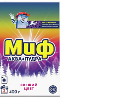 Стиральный порошок Миф Автомат 400г Свежий цвет