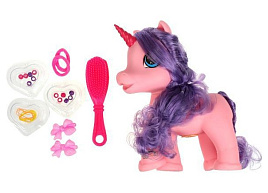 Игрушка на батарейках PONY25-SP3-RU Пони 25см, озвуч. 50 фраз и песен с аксесс