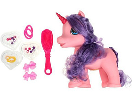 Игрушка на батарейках PONY25-SP3-RU Пони 25см, озвуч. 50 фраз и песен с аксесс