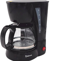 Кофеварка SAKURA SA-6107BK 600мл