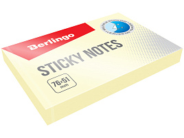 Блок самоклеящийся 76*51 Berlingo HN7651SGe 100л. "Стандарт", желтый