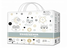 Подгузники Inseense V5S р-р L 9-14кг 40шт трусики салатовые