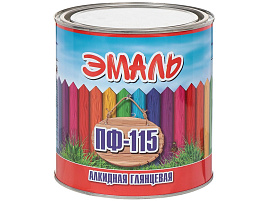 Эмаль ПФ-115 зеленая 2,6кг Zabor