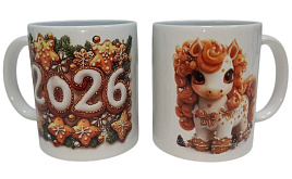 Кружка сублимация новый год №106