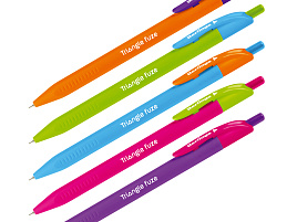 Ручка Berlingo CBm_07732 автоматическая "Triangle Fuze RT", синяя, 0,7мм, трехгранный корпус