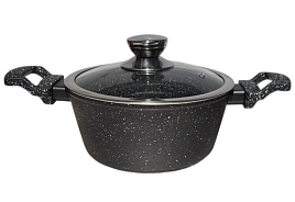 Кастрюля литой алюминий 1,5л ML-416 Millet гранит с/кр
