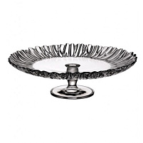 Блюдо стекло 205мм 95834/9860 Аврора на ножке