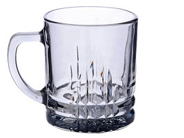 Кружка стекло 300мл 128-Н7 Графит