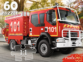 Пазл 60эл. Пожарная машина П60-0974