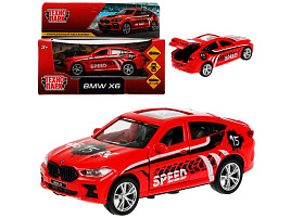 Машина металлическая X6-12SRT-RD BMW X6 Спорт красная 12см