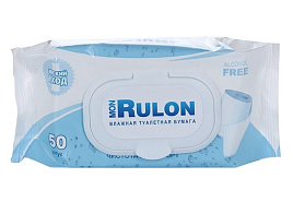 Туалетная бумага влажная Mon Rulon 50шт.с крышкой М