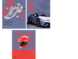 Тетрадь 12л. узкая линия  Т5ск12 11706 "Без правил"