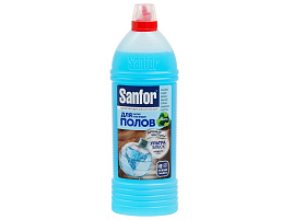 Средство для пола Санфор 1л.Ультра блеск Свежесть СПА