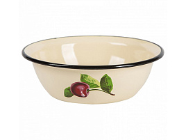 Миска эмаль 0,8л 40304-062 б/декора белая Керчь