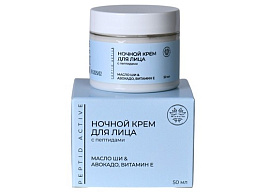 Крем для лица Белита 50мл.Милолика Пептид актив Ночной с пептидами