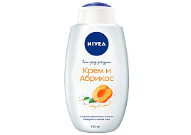Гель для душа Nivea М Крем абрикос 750мл.