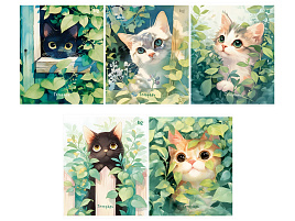 Тетрадь 48л.  Т5ск48 64181 "Глазастики", эконом