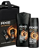 Набор мужской AXE Дарк Темптейшн(дезедорант 150мл+г.д/душа 250мл)