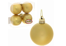 Шар 5см 183-852 матовый золото 1шт