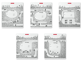 Тетрадь 24л. линия Erich Krause 49222 Муравьишки