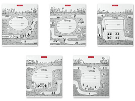 Тетрадь 24л. линия Erich Krause 49222 Муравьишки