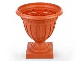 Вазон 9л Олимпия М9033 коричневый