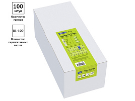 Пластик. пружины для переплета OfficeSpace D=14 мм PC7010 прозрачн. бесцветный, 100шт.