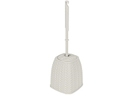 Щетка для туалета набор Plast Team 408511048/6935 молочный туман