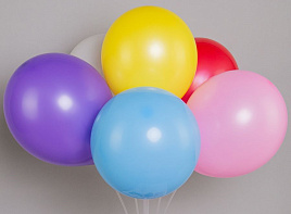 Шар надувной 12" Пастель ассорти (25шт) Ч54490_ВБ