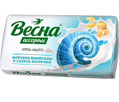 Мыло Весна 90г Морские минералы и соевое молоко(Самара)6206