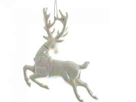 Подвеска пластик Олень 12*13см 779733