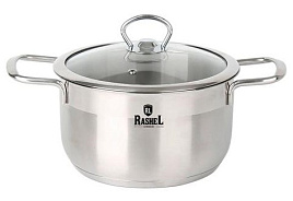 Кастрюля нержавейка 1,5л R-15 с/кр Rashel