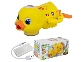 Игрушка на бат. YJ388-91/FCJ1495767 Утенок