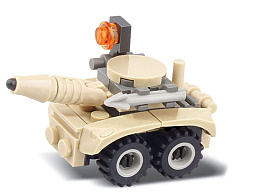 Конструктор Брик 7656571 Мини танк 32дет