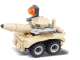Конструктор Брик 7656571 Мини танк 32дет