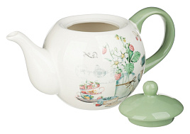 Чайник заварочный керамика 900мл 824-201 Земляника в/уп