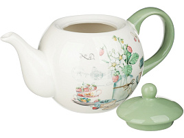 Чайник заварочный керамика 900мл 824-201 Земляника в/уп