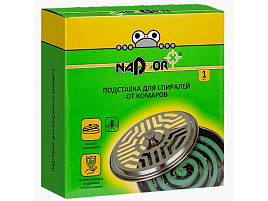 Комары Подставка с крышкой для спирали Nadzor