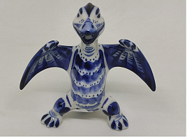 Сувенир Гжель Дракон Летучий Л