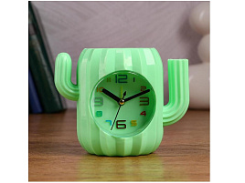 Будильник детский 5367674 Кактус, с органайзером