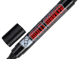 Маркер Crown CPM-800 черный перман. MULTI MARKER круглый 3мм.
