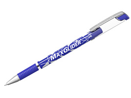 Ручка Erich Krause 45213 Ultra Glide Technology MaxGlider синяя, грип, толщ. письма 0,7мм